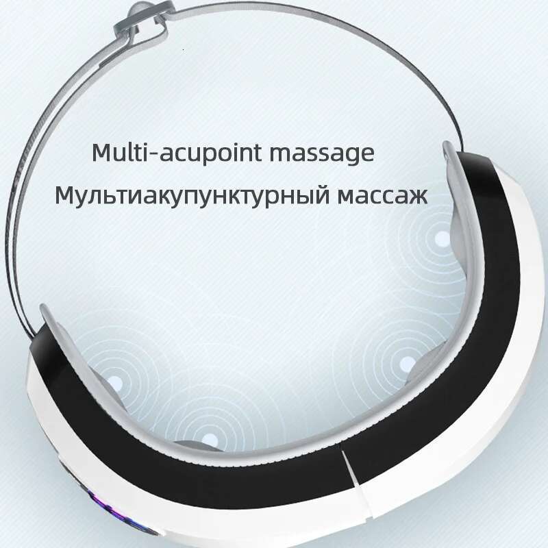 Massager Heating Eyes Mask With Music Airbag Massage For Migraines, Dry Eye, Eye Strain, Dark Circles Relief Improve Sleep