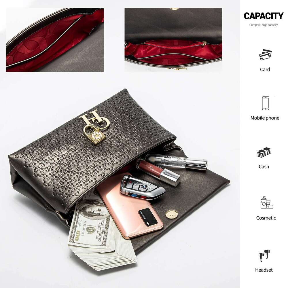 CHCH Women's Shoulder 2024 New Flip Bag Detachable Handbag