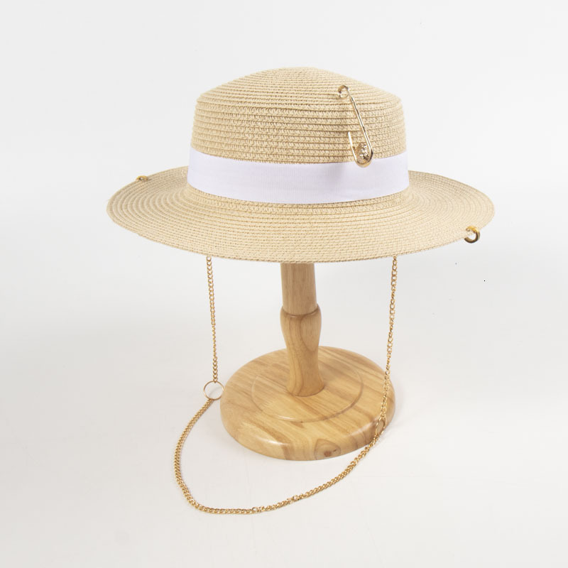utumn and Winter Fedora Chain Top Hat Womens Chain Felt Hat Jazz Top European and American Style Jazz Hat sombrero muj 250325