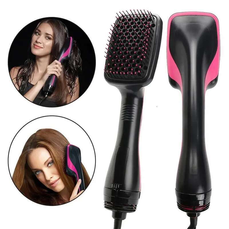 2-in-1 Multifunctional Dryer and Styler Hair Styling Negative Ion Curler Brush for Home,and Salonh