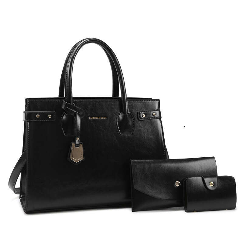 New Mother and Child 3-Piece Set Women's Fashion Single Shoulder Crossbody Bag Handbag