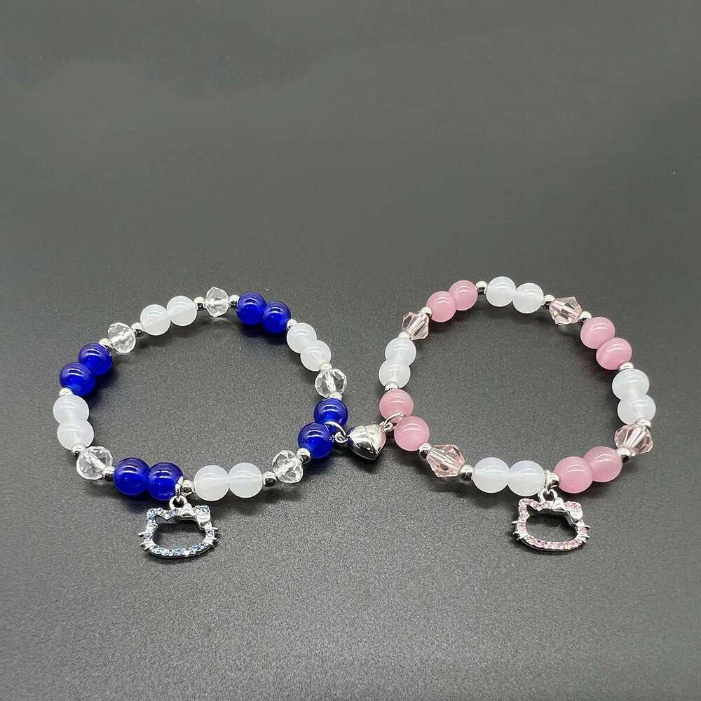 Halloween Bat Hello Cat Friendship Matching Bracelets Couple Best Friends Bff Spider Bracelet Jewelry For Women