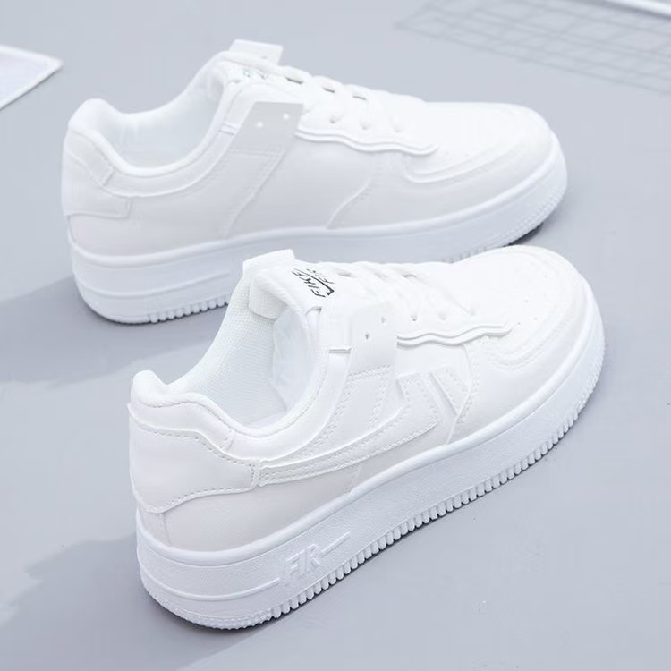 Women Chunky Platform Fashion Autumn Breathable Comfort Tennis Feminino Sport Shoes Blue women Sneakers Pink Round Headed White Shoes