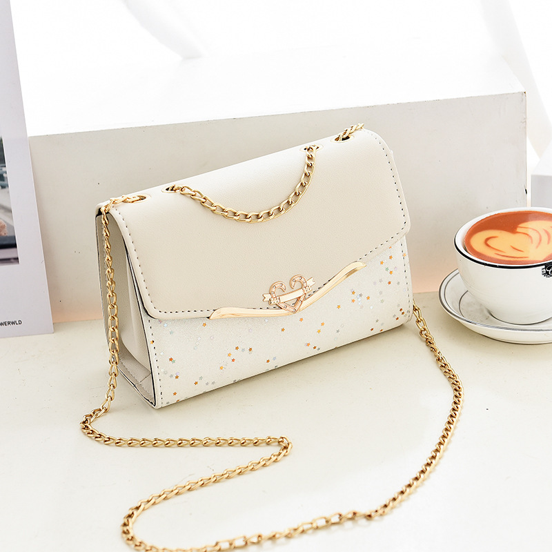 2024 New Chain Crossbody Women's Korean Edition Instagram Fashion Versatile High end Shoulder Bag Sparkling Tide