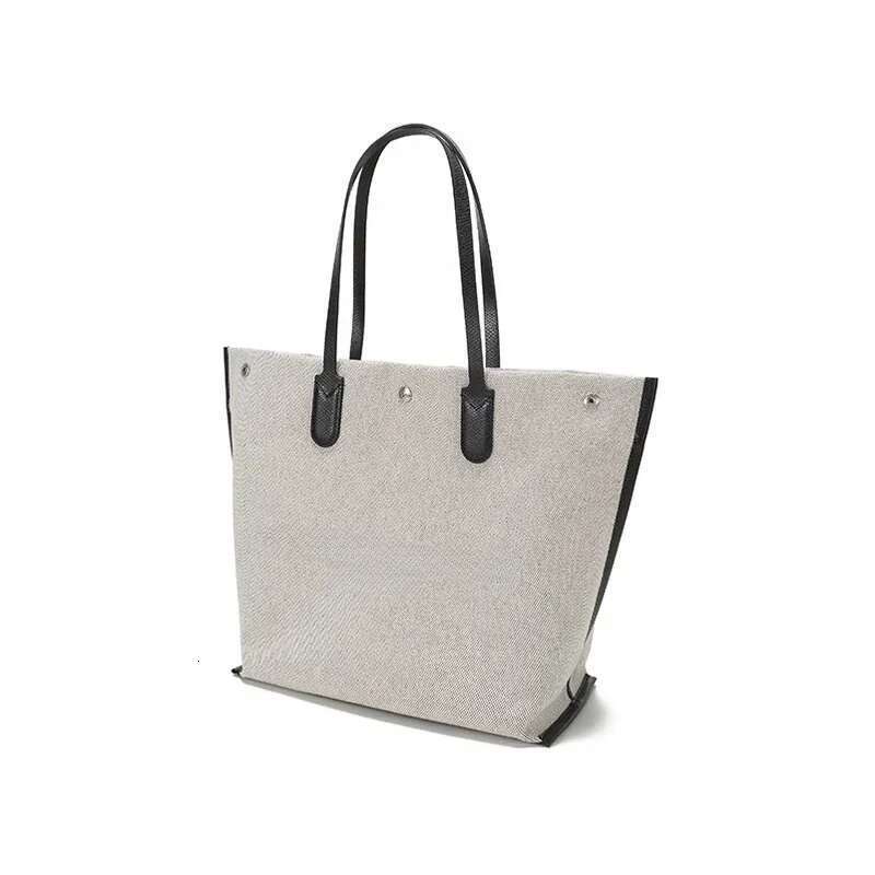 Computer high-end canvas handbag shoulder crossbody large capacity commuting bag