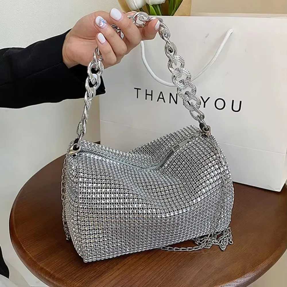 Womens Bag Silver Chic Crossbody Bag Luxury Designer Small Shoulder Bag Fashion Gold Mini Coin Purse Handbag for WomanXJ250515