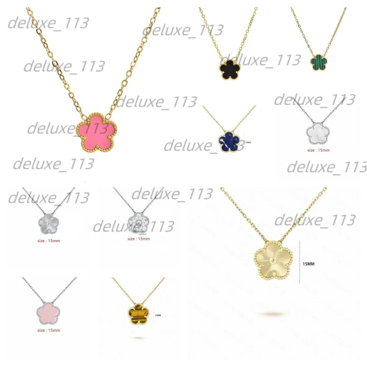 Chain 15Mm Multiple Colors To Choose From, Fashionable Design Gifts For Mothers Necklaces Designer Jewelry Clover Necklace