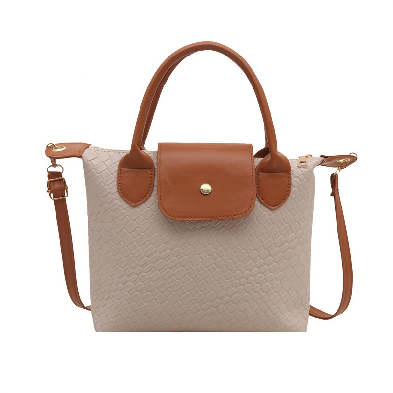 Knitted Pattern For Women 2025 New Fashionable Commuter Simple Handbag PU New Free Delivery Designer Bag Texture Trendy Single Shoulder Luxury Bag Cro