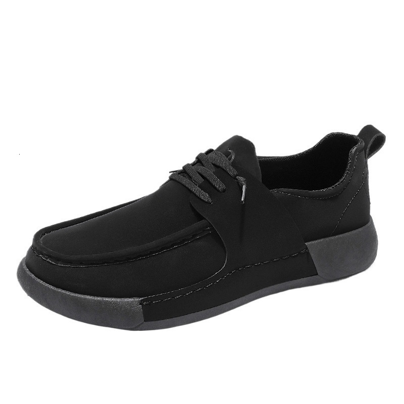 Men's 2025 spring suede one foot driving new men's casual bean shoes