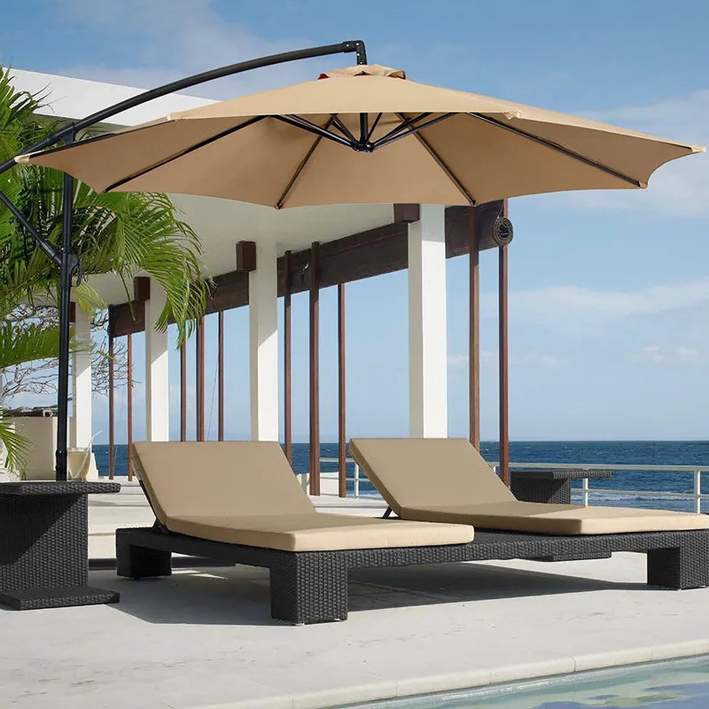22.73m Garden Umbrella Cover Waterproof Beach Canopy Outdoor Garden UV Protection Parasol Sunshade Umbrella Replacement Cover 250428