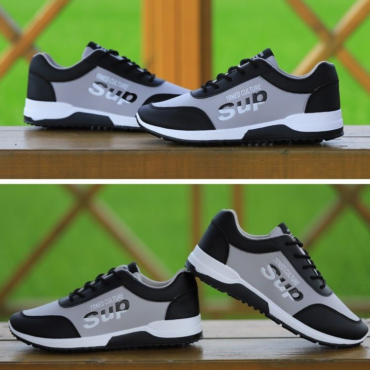 2025 new shoes for spring autumn season, breathable versatile casual thick soled low cut sports trend men's shoes, dirt resistant and fashionable
