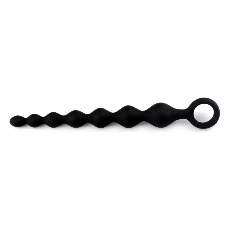 20CM Silicone Anal Beads Prostate Stimulator Ball Butt Plug Anal Plug 18 Adult Women Men Couple Flirt Gay Erotic SM Sex Toys 250515