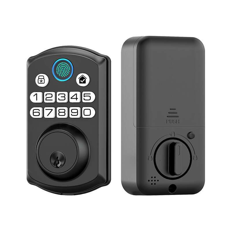 Fingerprint lock smart stay lock hotel rental house password lock graffiti fingerprint lock