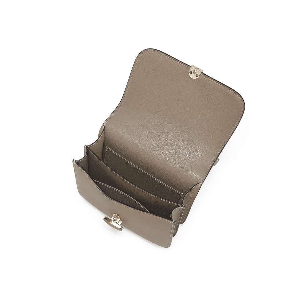 ITAMOOD Simplicity Genuine Leather Women's Small Square Retro Satchel Shoulder Bag For Daily Commuting Use