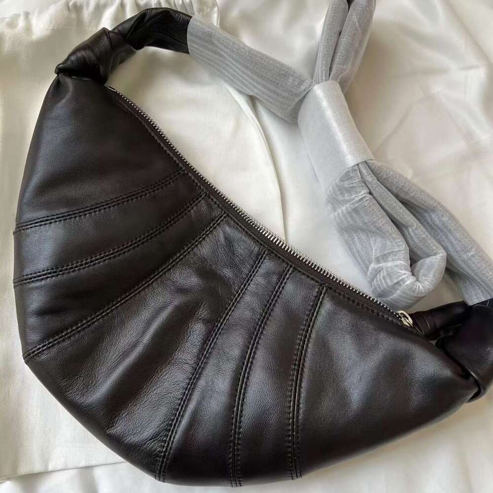 Tote Bag Genuine Leather New Texture Crossbody Bag Neutral Relaxation Bull Horn KQ