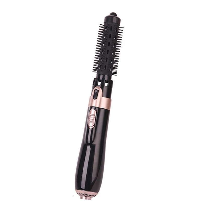 4 In 1 Brush Electric Hot Air Comb Multifunction Straightener Curler Negative Ion Hair Dryer