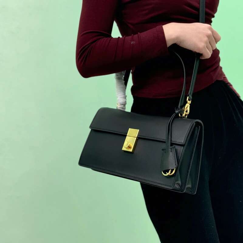Tofu Bags Square One Shoulder Crossbody Designer Fashion Commuter High Quality Genuine Leather Women's Bag