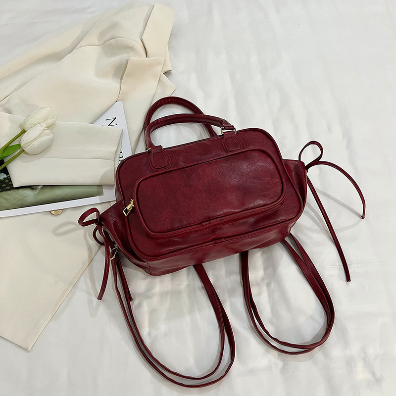 Free Delivery Designer Bag Handheld Fashion Versatile Bowling For Women 2025 Autumn/winter Collection Simple Casual Shoulder Texture Crossbody Bag Tre