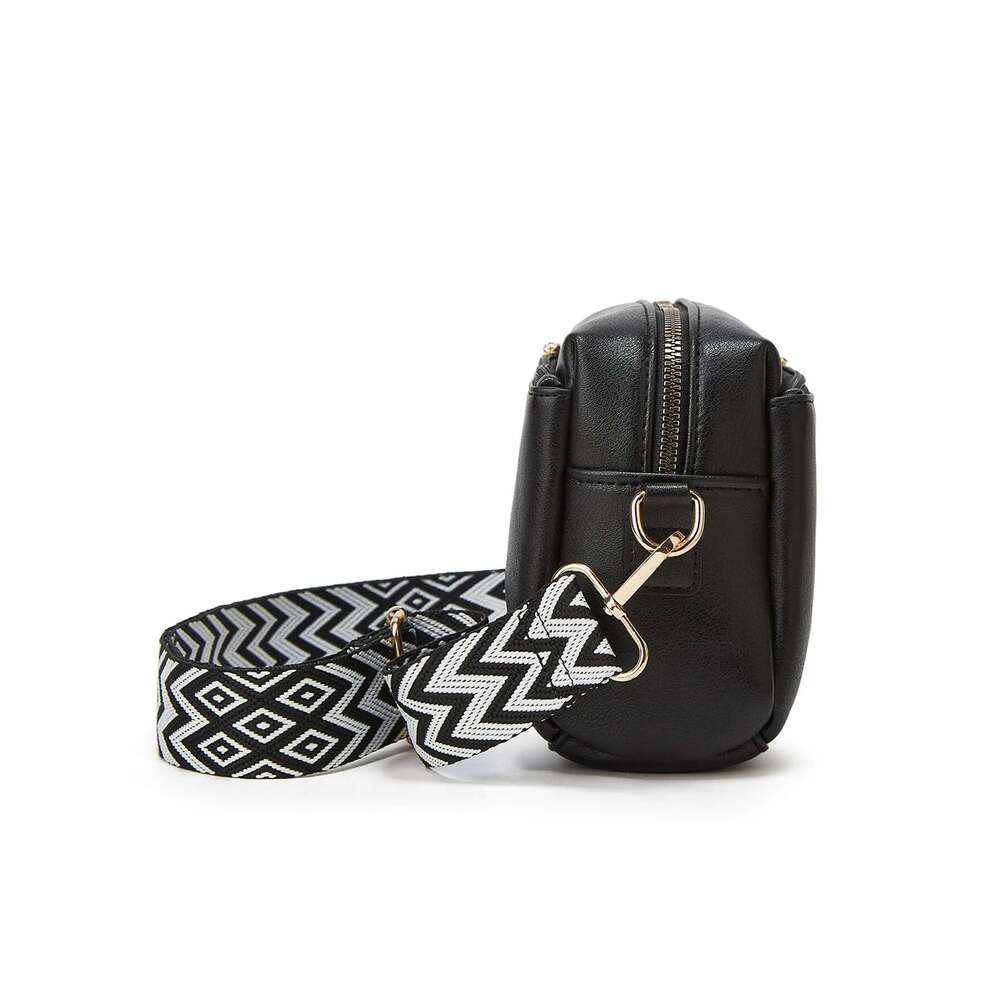 Single Shoulder Crossbody New Multi Zipper Anti Splashing PU Women's Small Square Bag
