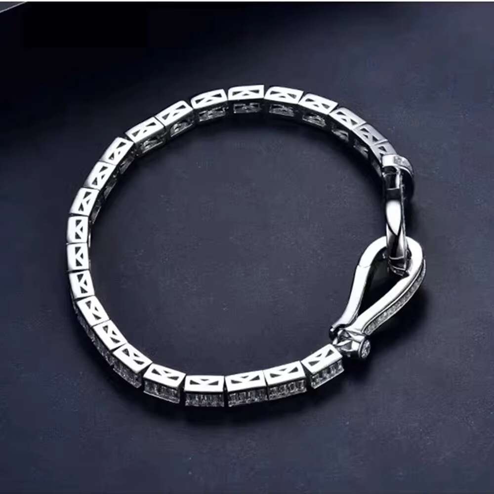 Wong Rain 100% Sterling Sier Lab Sapphire Gemstone Sparkling Bracelets Fine Couple Jewelry Anniversary Gifts Wholesale