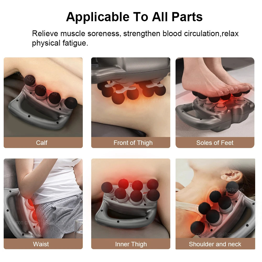 Fascia Gun Muscle Massager Gun High Frequency Back Body Waist Massage Machine Professional Electric Shoulder Legs Waist Massager 250513