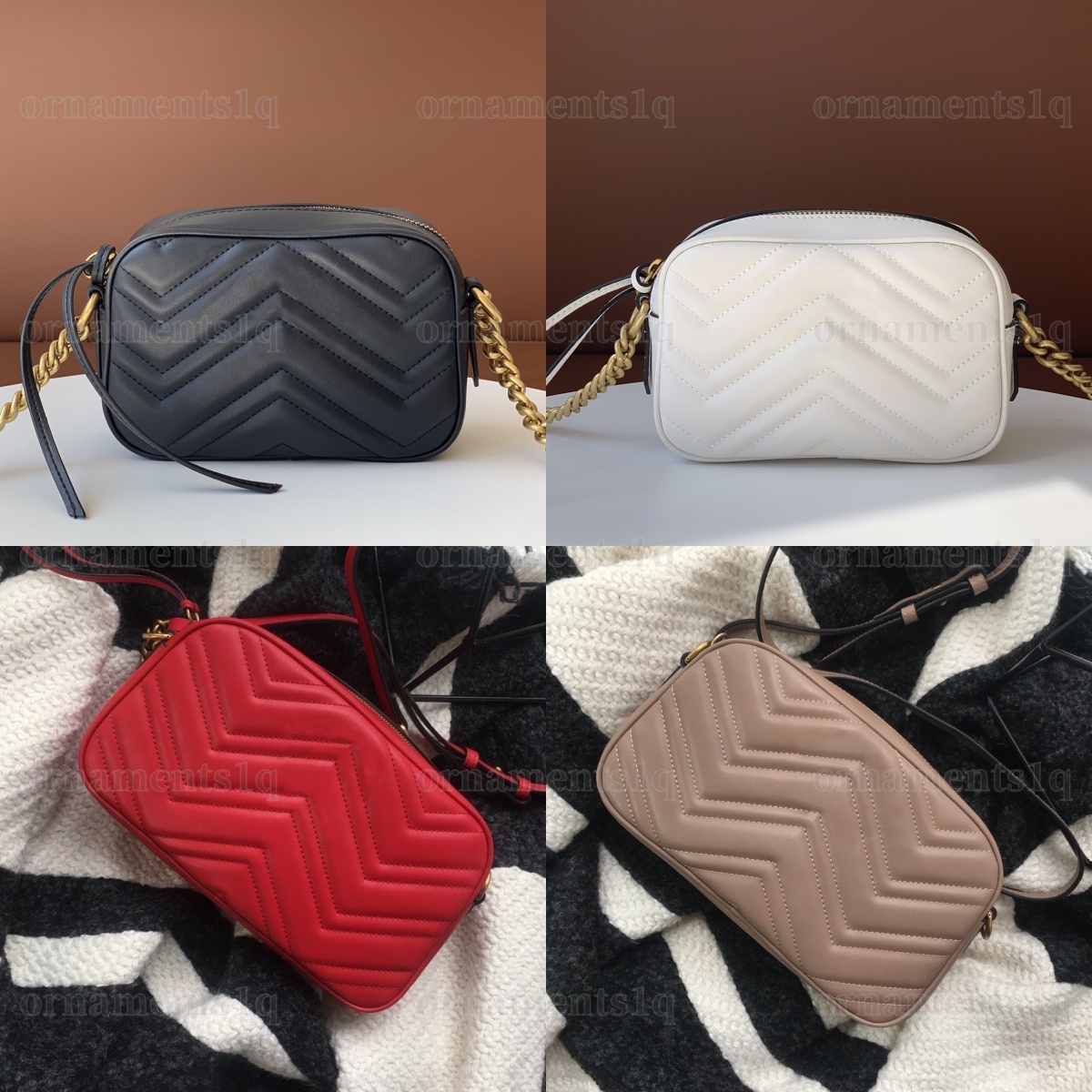 Luxury Handbag Leather Cross Body Camera Bag Designer Purse Wallets Women Envelope Clutch Shoulder Postman Bags Men Satchel Chain Tote Classical Bags High Quality