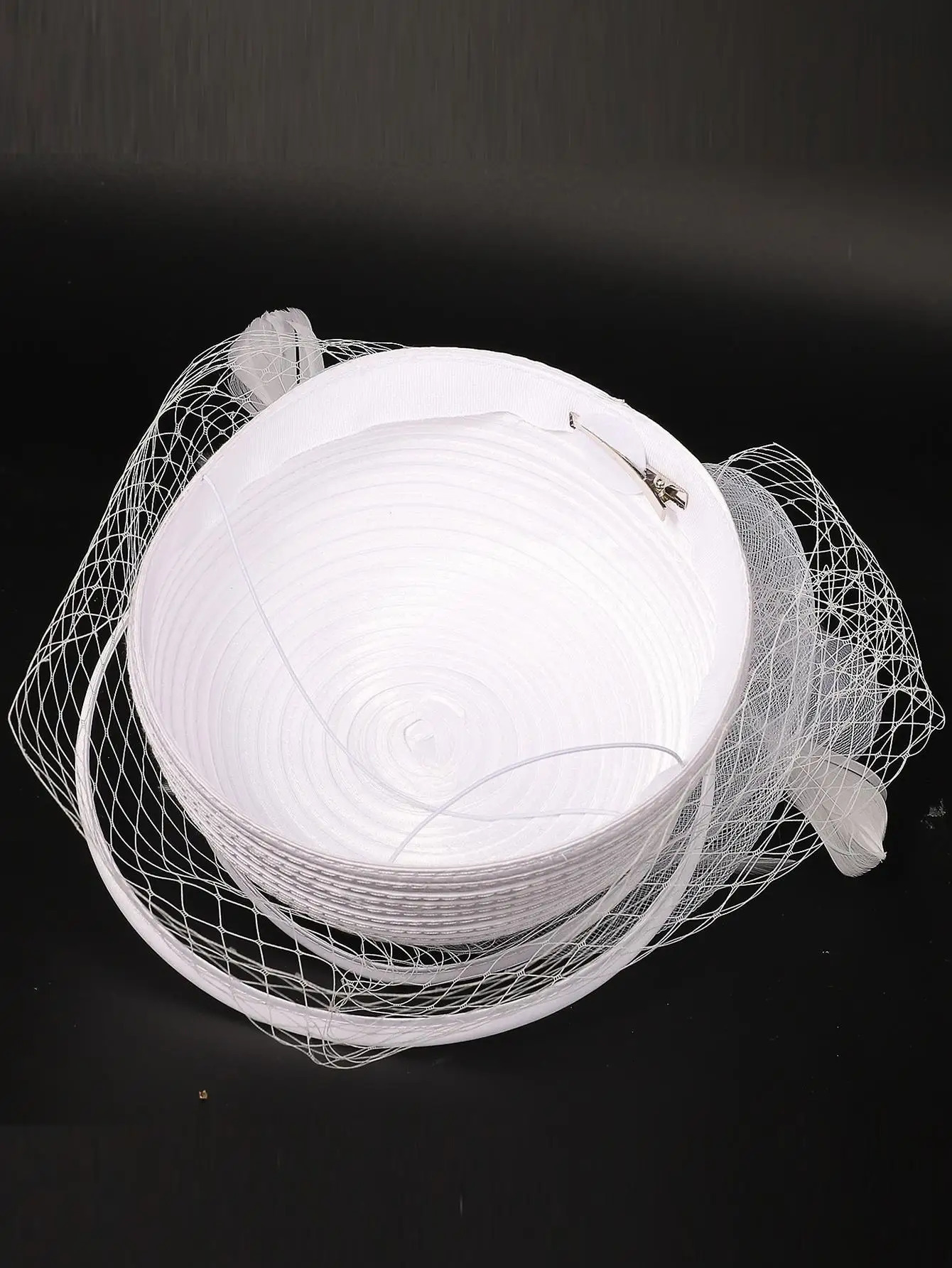 Wedding Bridal Hats Fascinators For Woman Lady With Feather Veil Cocktail Tea Party Dress Elegant kentucky Cap Church Hat 250514
