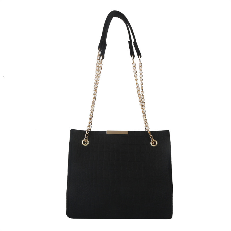 Top quality brand new free delivery designer bag fashion chain tote bag, multifunctional texture crocodile pattern temperament women's shoulder b