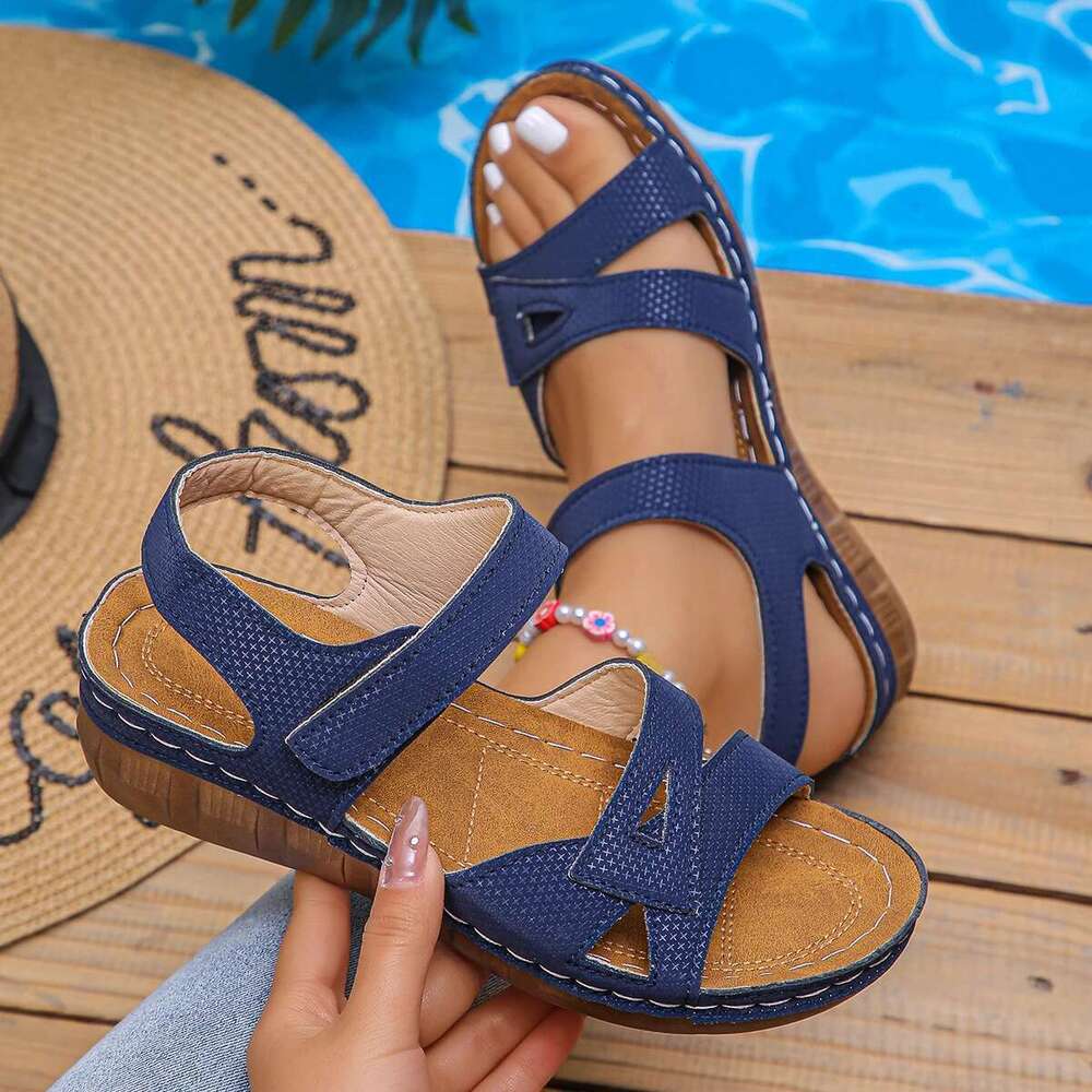 Summer Women Open Toe Walking Soft Ladies Shoes Wedge Woman Shoe Party Sandals For Female Footwear