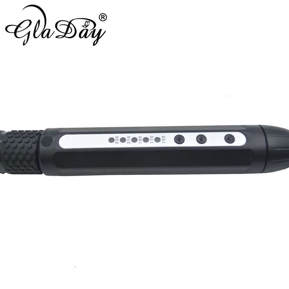 Men's Curler Ceramic 7mm Wand Small Deep Curly Hair Curlers Rollers Curling Iron Rotating 360 Degree