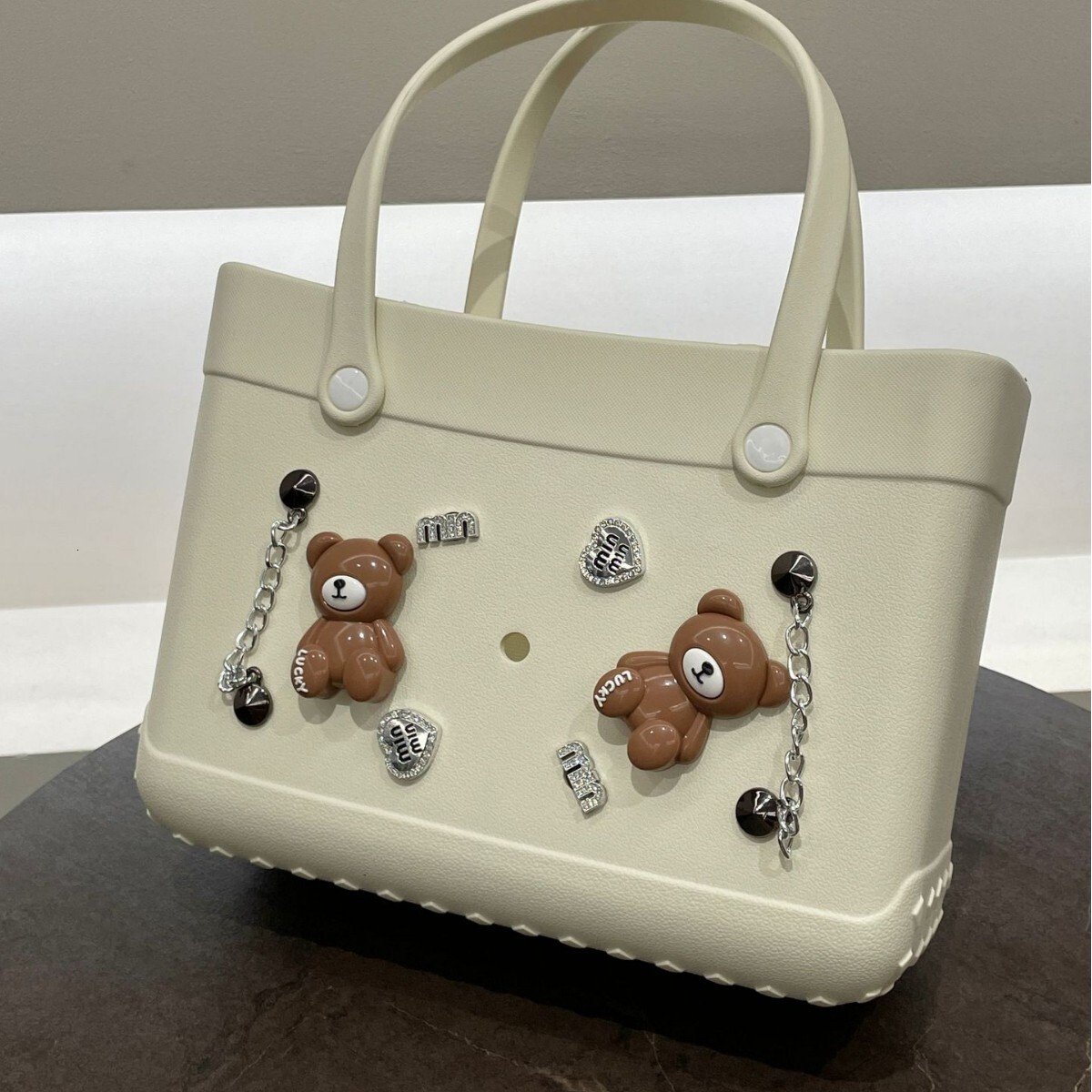 Women's Handheld EVA Beach Hole Bag DIY 2025 New Product Storage Waterproof