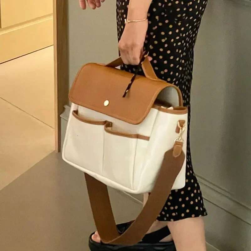 Korean Mommy Large Capacity Handbags Multi-functional Casual Baby Messenger Mother Diaper Bag for Women