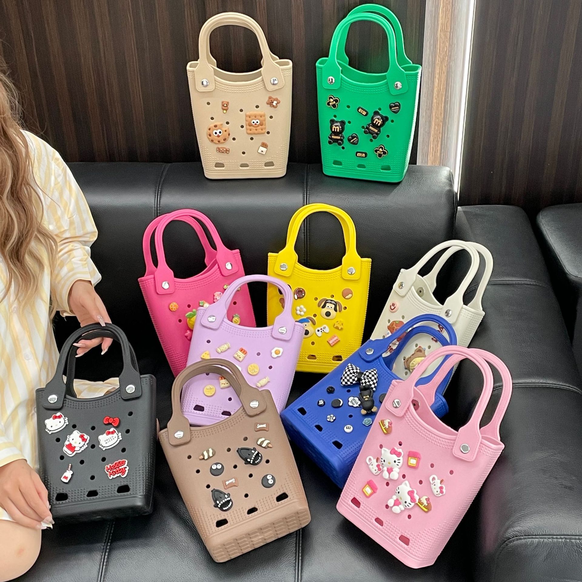 2025 New EVA Cave Bag Summer Seaside Waterproof Detachable DIY Handbag For Going Out