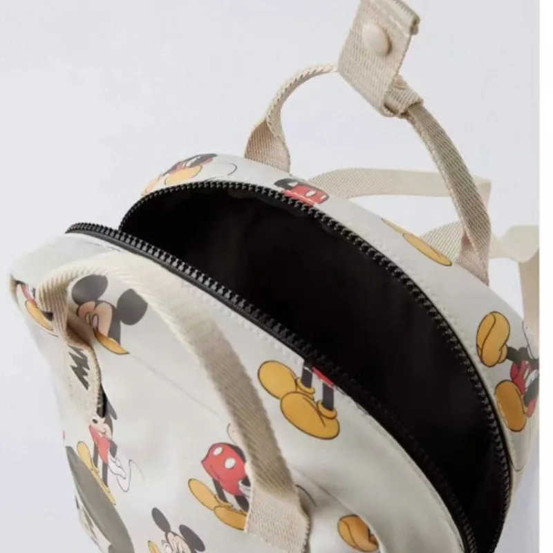 Disney 2025 New Mickey Mouse Cartoon Cute Childrens School Bag Fashionable Lightweight Kindergarten BagXJ250515