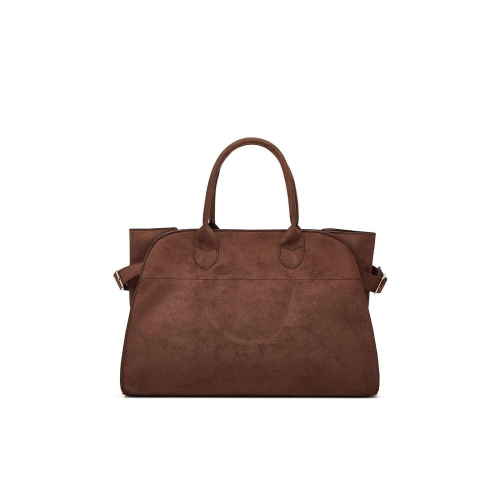 Stylish And Elegant Women's Suede Commuter Tote Bag, Large Capacity Portable Briefcase Travel Bag