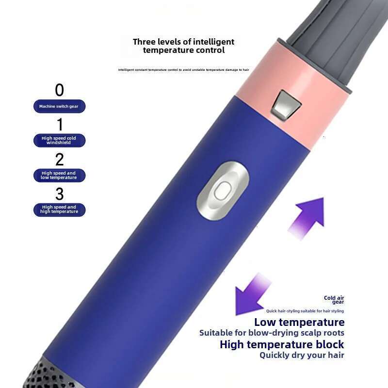 US/UK/EU 5 in 1 Straight Tool Automatic Curling Hair Dryer with Curlers Styling Carrying negative ions