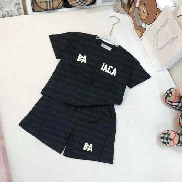 summer leisure Kids Designer Clothing Sets T-Shirt Pants Set Brand printing Children 2 Piece100% cotton baby Boys girl Fashion children's clothing