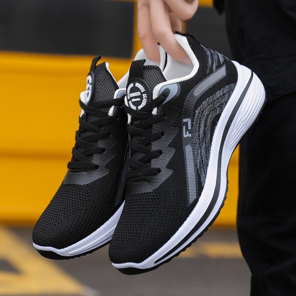 Men's sports 2025 spring new men's casual low heel trendy Korean version dad shoes