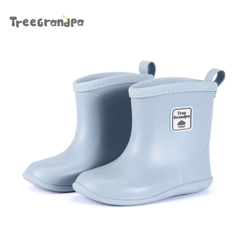 rainy day childrens rain shoes soft bottom lightweight small children men women baby mid-calf rain boots toddler water shoe 250515