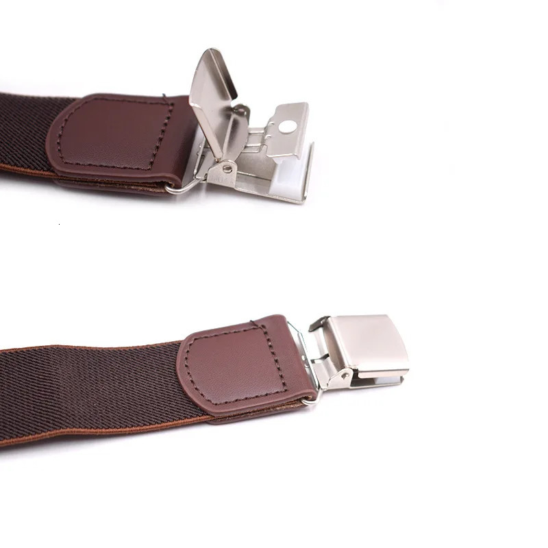 Mans Suspenders Braces 3 Clips Leather Casual Suspensorios Trousers Strap Gift For Dad High Quality Tirantes 250515