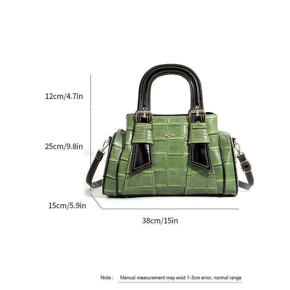Woman Shoulder High-End Leather Purse Large Capacity Shopping Bag Fashion Designer Women's Top Handle Handbags Crossbody