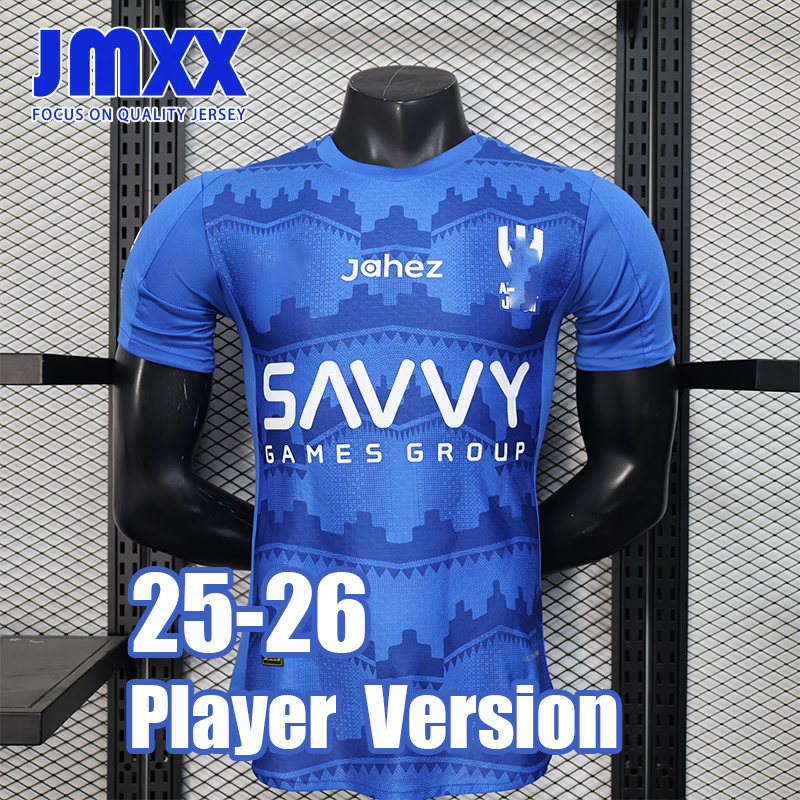 Player Version JMXX 25 26 Al-Hilal Soccer Jerseys Home Away Third Special Styles Mens Uniform Jersey Man Football Shirt 2025 2026