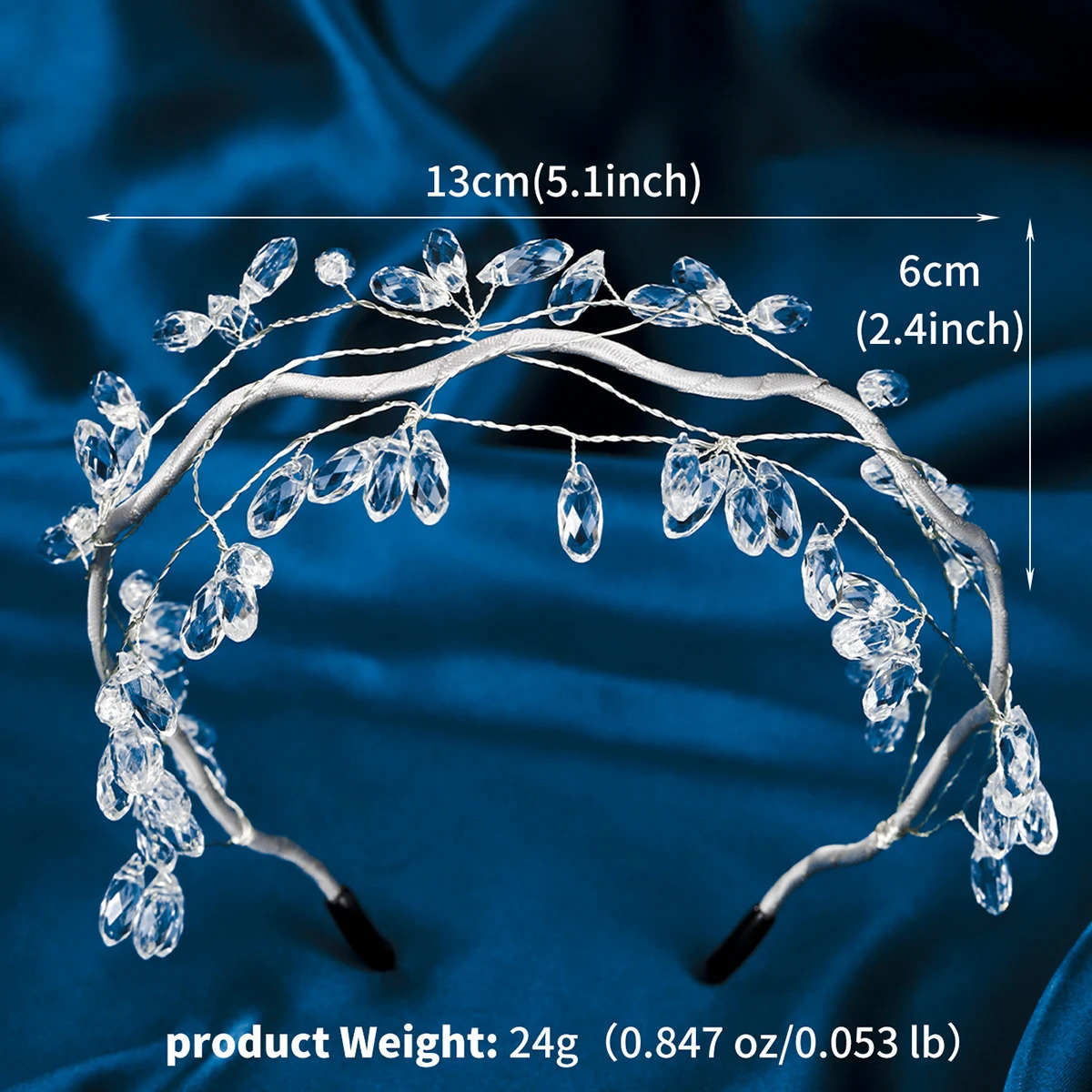 Fashion Sparkling Crystal Classic Beaded Hair Bands Princess Party Headdress Accessories Wedding Bridal Headpieces 250509