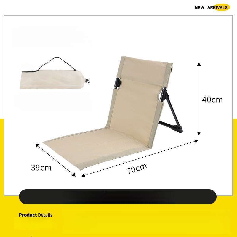 Outdoor folding chair Convenient beach aluminum alloy leisure tent camping backrest couch