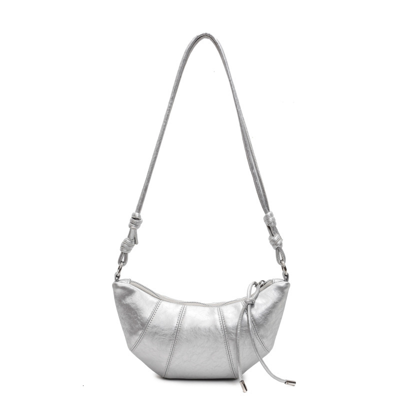 New Free Bag 2025 New Niche Design Trend Simple Solid Color Horn Multi functional Commuting Fashion Women's Single Shoulder Crossbody Bag