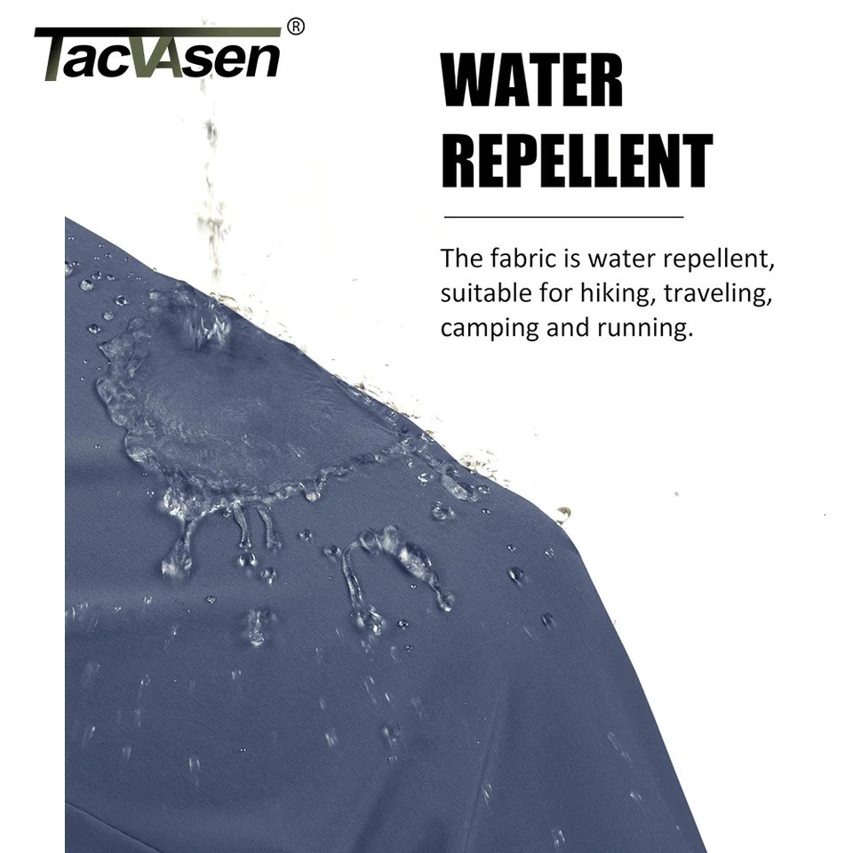 TACVASEN Summer Quick Dry Joggers Hiking Pants Mens Lightweight Casual Running Drawstring Fitness Sports Gym Sweatpants 250515