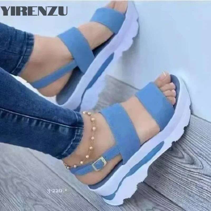 Lightweight Wedges For Women Sandals Platform With Heels Sandalias Mujer Casual Summer Shoes