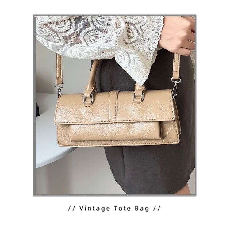 Niche 2025 new high-end crossbody handbag shoulder motorcycle ins Japanese Korean French stick bag