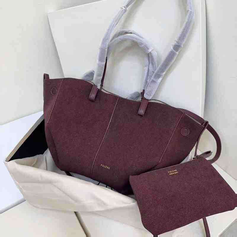 Women's Bags Designer French Suede Wing Premium One Shoulder Underarm High-Quality Tote Bag