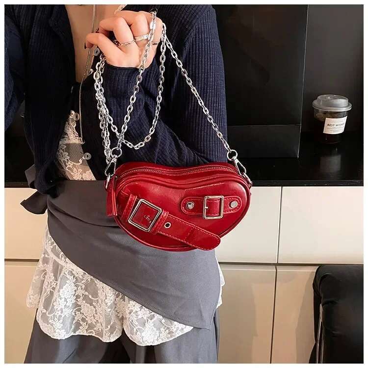 2025 Embroidered Heart Crossbody&Shoulder Bag Convertible Day-To-Night Minimalist Quiet -Inspiredff